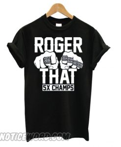 Roger That 5 Rings smooth T shirt