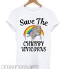 Save the Chubby Unicorns Rainbow Rhino smooth T shirt