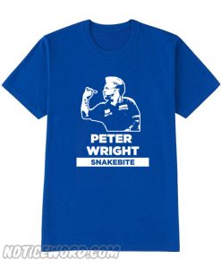 Snakebite Peter Wright Darts Blue smooth T-Shirt