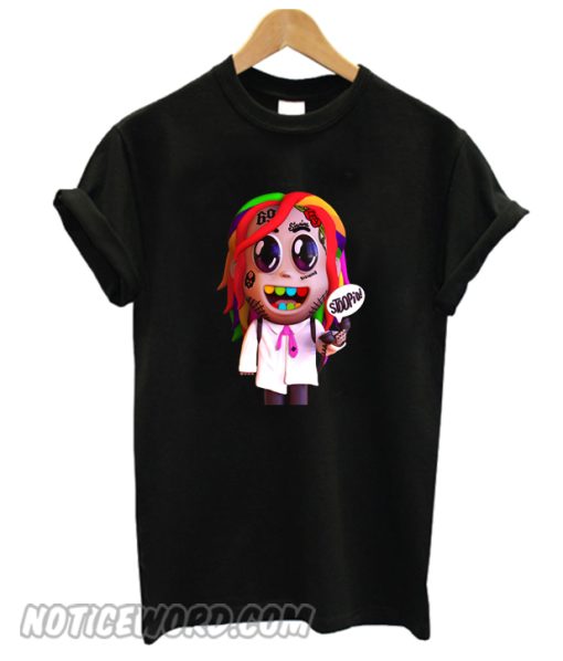 Stoopid Boy Tekashi69 6ix9ine Black Navy Hip Hop Rapper Rap smooth T Shirt