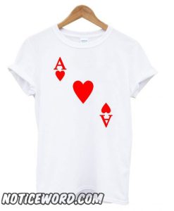 Ace of Heart Halloween Costume smooth T shirt