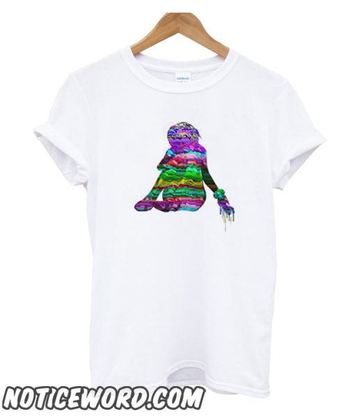 Aesthetic Glitch Anime Girl smooth T-Shirt