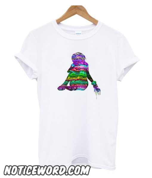 Aesthetic Glitch Anime Girl smooth T-Shirt