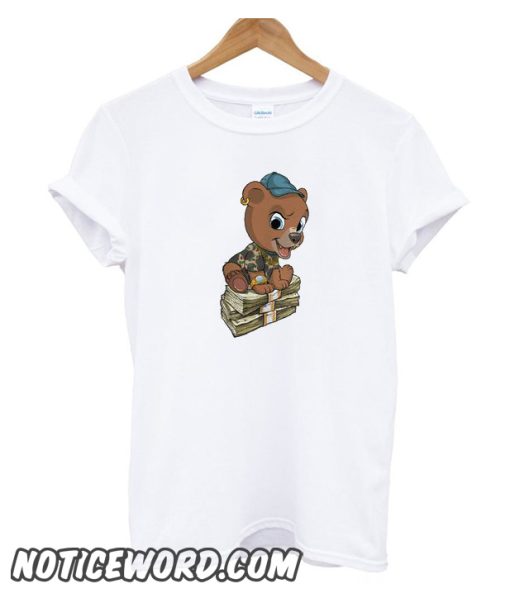 Baby bear money stack smooth t-shirt