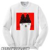 CHRISTMAS TREE HAT CAT smooth Sweatshirt