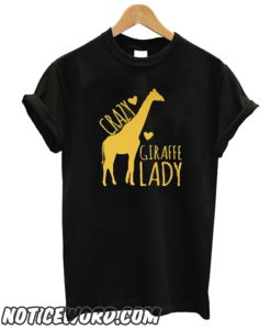 CRAZY Giraffe Lady smooth t-shirt