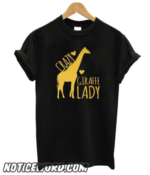 CRAZY Giraffe Lady smooth t-shirt