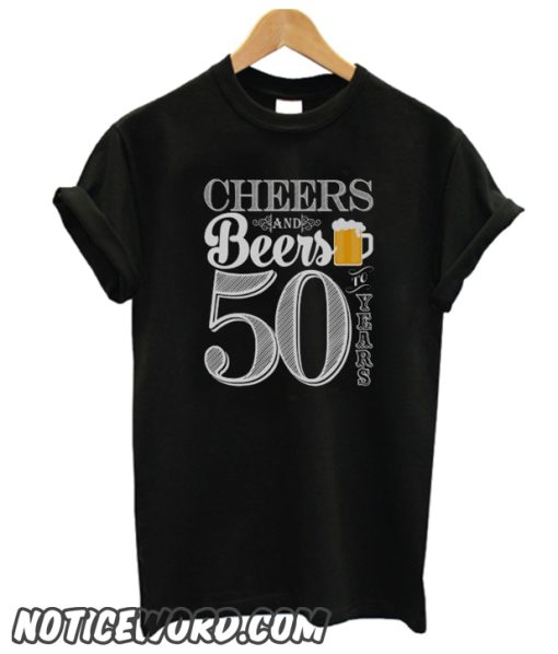 Cheers and Beers to 50 Years Men's smooth T-Shirt