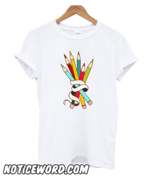 Colored Pencils Bouquet smooth T-Shirt