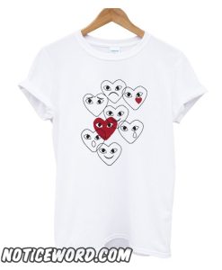 Comme des Garcons Play Emoji smooth T-Shirt