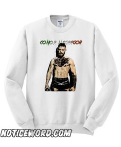 Conor Mcgregor White smooth Sweatshirt