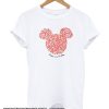 Damski Mickey Mouse Hearts smooth T-Shirt