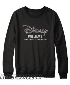 Disney Logo Mickey & Friends - Family Vacation smooth Sweatshirt