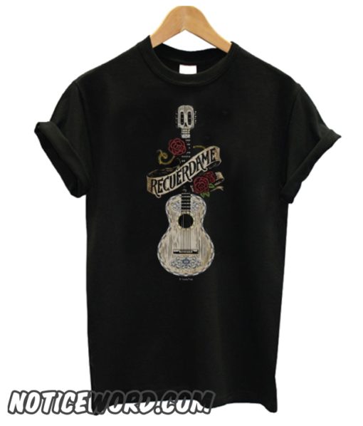 Disney Pixar Coco Rustic Recuerdame Guitar smooth T-Shirt