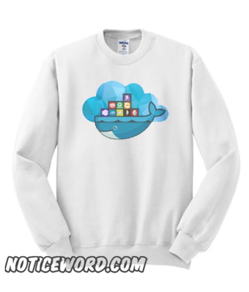 Docker and Microsoft Azure smooth Sweatshirt
