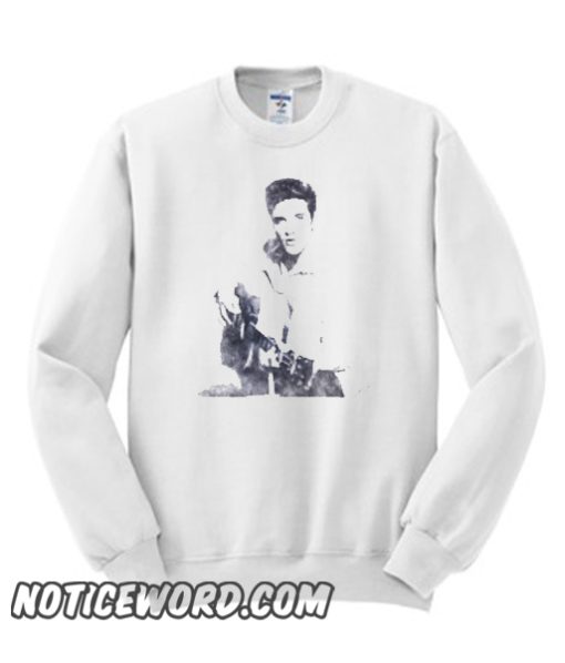 Elvis presley portrait 01 smooth Sweatshirt