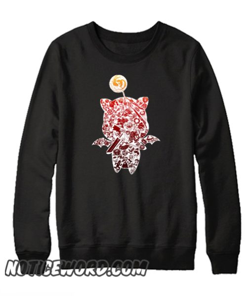 Final Fantasy Moogle-verse (red) smooth Sweatshirt