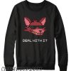 Five Nights at Freddy's FNAF Foxy Deal With It White Font smooth Sweatshirt