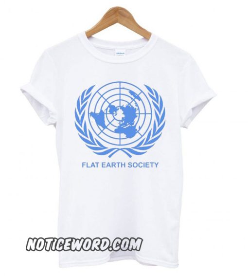 Flat Earth Society smooth T shirt