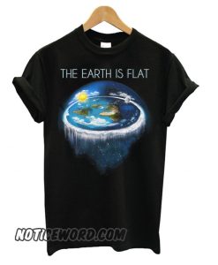 Flat Earth smooth T shirt