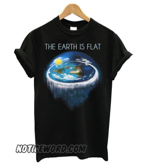 Flat Earth smooth T shirt