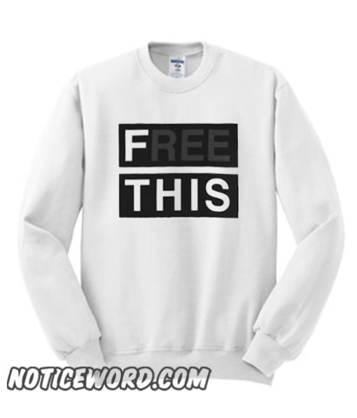 Free This White smooth Sweatshirt