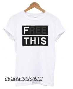 Free This White smooth T shirt