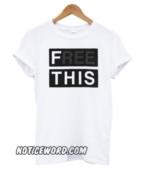 Free This White smooth T shirt