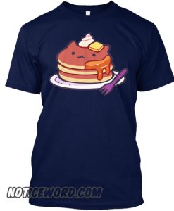 Funny Cat Pancakes smooth T-Shirt