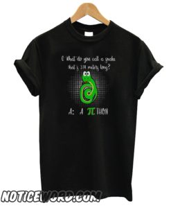 Funny Math Joke Shirt-Snake Pi Number for Math Lov smooth T-Shirt