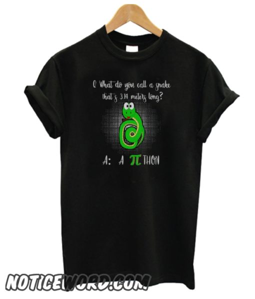 Funny Math Joke Shirt-Snake Pi Number for Math Lov smooth T-Shirt