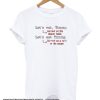 Funny Punctuation Grammar Lovers Timmy Humor smooth T-Shirt