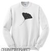 Ginkgo biloba Lino cut nature inspired leaf pattern smooth Sweatshirt