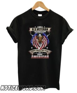 I Am A US Veteran I Believed In God Family And Country smooth T-Shirt