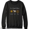 I'm A Simple Woman Love Sunshine Goats And Dog Shi smooth Sweatshirt