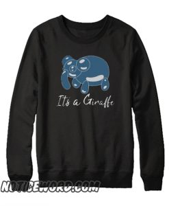 It’s A Giraffe Meme Funny Elephant smooth Sweatshirt Gift