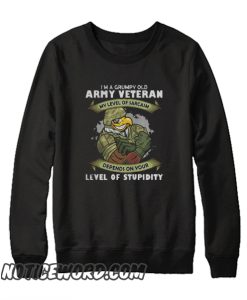 I’m A Grumpy Old Army Veteran smooth Sweatshirt