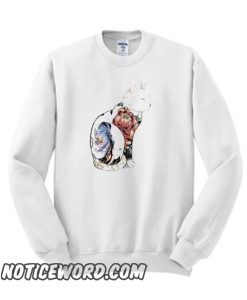 Kitsune Cat Tattoo smooth Sweatshirt