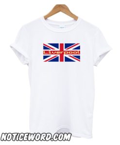 Liverpool Union Jack Flag Sticker smooth T-Shirt