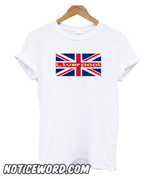 Liverpool Union Jack Flag Sticker smooth T-Shirt