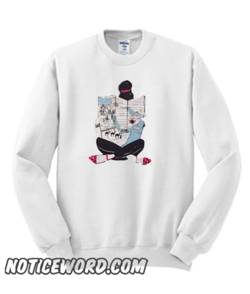 Map girl smooth Sweatshirt