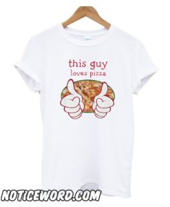 Mens Funny Pizza Theme smooth T-Shirt