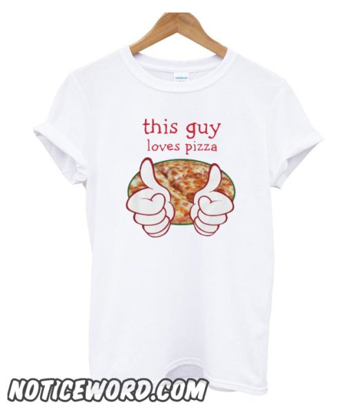 Mens Funny Pizza Theme smooth T-Shirt