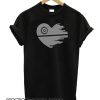 Mens Star Wars Heart Death Star smooth T-shirt