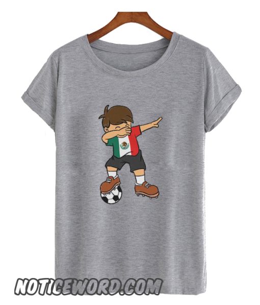 Mexico Soccer Ball Dabbing Kid Shirt Trending smooth T-Shirt