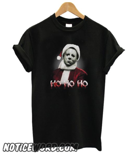 Michael Myers Santa Ho Ho Ho Christmas smooth T-Shirt