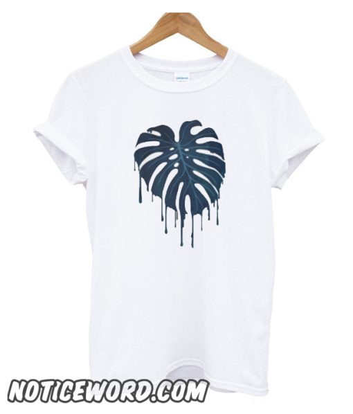 Monstera Melt (in Green) smooth t-shirt