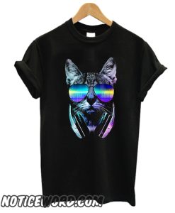 Music Lover Cat smooth T-Shirt