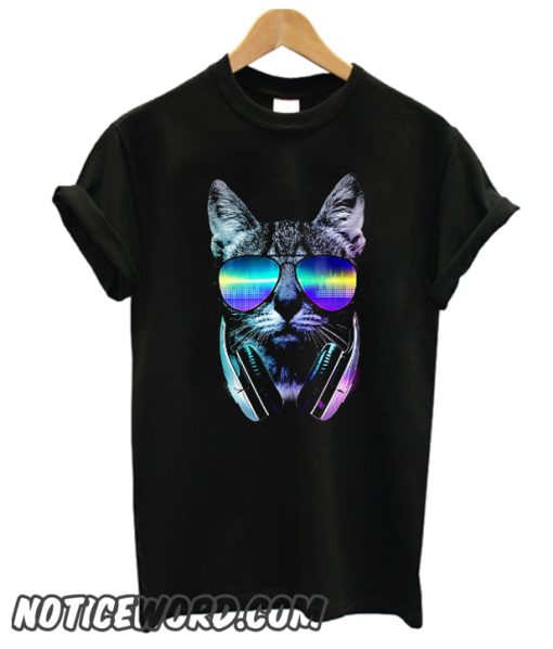 Music Lover Cat smooth T-Shirt