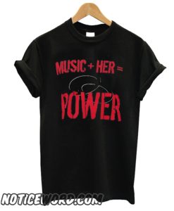 Music Plus Her power smooth T Shirt